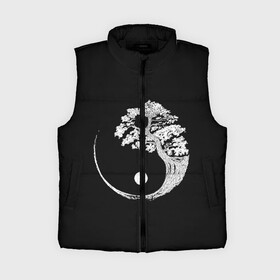 Женский жилет утепленный 3D с принтом Yin and Yang. Bonsai Tree в городе Новоалтайск,  |  | black | bonsai | buddhism | dualism | esotericism | evil | good | japan | negative | philosophy | positive | tree | white | yang | yin | zen | белое | бонсай | буддизм | дерево | дзен | добро | древо | дуализм | зло | инь | негатив | позитив | философия |