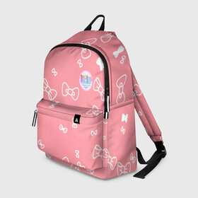 Рюкзак 3D с принтом Doki Doki Literature Club в городе Новоалтайск, 100% полиэстер | лямки с регулируемой длиной, сверху петелька, чтобы рюкзак можно было повесить на вешалку. Основное отделение закрывается на молнию, как и внешний карман. Внутри два дополнительных кармана, один из которых закрывается на молнию. По бокам два дополнительных кармашка | club | doki doki | literature | novel | доки доки | клуб | литературный | роман