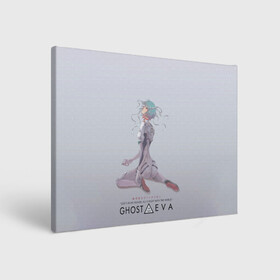 Холст прямоугольный с принтом Ghost in the Eva в городе Новоалтайск, 100% ПВХ |  | anime | cyberpunk | eva | evangelion | ghost in the shell | аниме | анимэ | ева | евангелион | киберпанк | призрак в доспехах