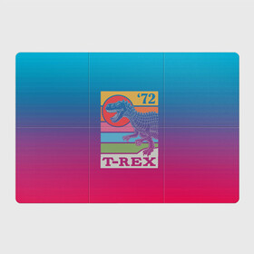 Магнитный плакат 3Х2 с принтом T-rex Dino 72 в городе Новоалтайск, Полимерный материал с магнитным слоем | 6 деталей размером 9*9 см | dino | rex | roar | t rex | дино | динозавр | динозавры