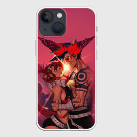Чехол для iPhone 13 mini с принтом Kamina  Yoko в городе Новоалтайск,  |  | gurren | gurren lagann | kamina | kittan bachika | nia teppelin | simon | yoko littner | гуррен | гуррен лаганн | симон