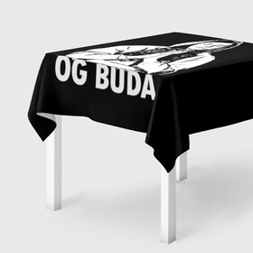 Скатерть 3D с принтом OG Buda в городе Новоалтайск, 100% полиэстер (ткань не мнется и не растягивается) | Размер: 150*150 см | og buda | rap | буда | григорий ляхов | музыка | ог буда | певец | русский рэп | рэп | рэпер