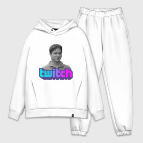 Мужской костюм хлопок OVERSIZE с принтом Kappa в городе Новоалтайск,  |  | kappa | kekw | mem | pepe | smile | smiles | twitch | каппа | мемы | пепе | рофлан | смайл | смайлы | твитч