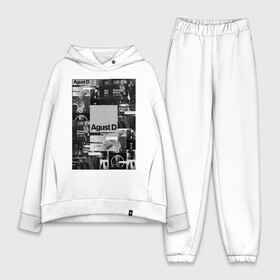 Женский костюм хлопок Oversize с принтом Agust D в городе Новоалтайск,  |  | agust | bts | d | k pop | suga | агуст | бтс | ди | к поп | кей поп | шуга