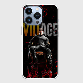 Чехол для iPhone 13 Pro с принтом CHRIS REDFIELD   КРИС РЕДФИЛД в городе Новоалтайск,  |  | biohazard | chris redfield. | game | resident 8 | resident evil village | госпожа димитреску | игра | итан уинтерс | крис редфилд | резидент 8 | резидент эвил вилладж | ужасы