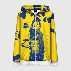 Женская толстовка 3D на молнии OG Buda: в городе Новоалтайск, 100% полиэстер | длина до линии бедра, манжеты и пояс оформлены мягкой тканевой резинкой, двухслойный капюшон со шнурком для регулировки, спереди молния, по бокам два кармана | og buda | rap | буда | григорий ляхов | музыка | ог буда | певец | русский рэп | рэп | рэпер