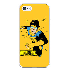 Чехол для iPhone 5/5S матовый с принтом Неуязвимый Invincible в городе Новоалтайск, Силикон | Область печати: задняя сторона чехла, без боковых панелей | boy | cartoon | damien darkblood | hero | invincible | superhero | герой | марк грейсон | мультик | мультсериал | непобедимый | неуязвимый | персонаж | супергерой