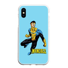 Чехол для iPhone XS Max матовый с принтом Invincible Неуязвимый в городе Новоалтайск, Силикон | Область печати: задняя сторона чехла, без боковых панелей | boy | cartoon | damien darkblood | hero | invincible | superhero | герой | марк грейсон | мультик | мультсериал | непобедимый | неуязвимый | персонаж | супергерой