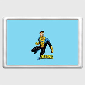 Магнит 45*70 с принтом Invincible Неуязвимый в городе Новоалтайск, Пластик | Размер: 78*52 мм; Размер печати: 70*45 | Тематика изображения на принте: boy | cartoon | damien darkblood | hero | invincible | superhero | герой | марк грейсон | мультик | мультсериал | непобедимый | неуязвимый | персонаж | супергерой