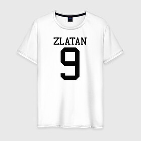Мужская футболка хлопок с принтом Zlatan 9 номер на груди в городе Новоалтайск, 100% хлопок | прямой крой, круглый вырез горловины, длина до линии бедер, слегка спущенное плечо. | ac milan | fifa | il diavoli | rossoneri | soccer | uefa | zlatan ibrahimovic | дьяволы | златан ибрагимович | лига чемпионов | милан | сборная швеции | спорт | уефа | фифа | фк | футбол | футбол