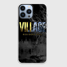 Чехол для iPhone 13 Pro Max с принтом Resident Evil Village в городе Новоалтайск,  |  | Тематика изображения на принте: resident evil | survival horror | village | вилладж | деревня | компьютерная игра | ночь | обитель зла | сухие деревья