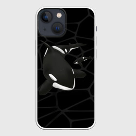 Чехол для iPhone 13 mini с принтом Косатки в городе Новоалтайск,  |  | Тематика изображения на принте: whale | кит | косатка | косатки | морские