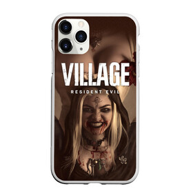 Чехол для iPhone 11 Pro Max матовый с принтом Дочь леди Димитреску в городе Новоалтайск, Силикон |  | alcina dimitrescu | resident evil village | survival horror | альсина димитреску | амулеты | блондинка | вампирша | вилладж | деревня | дочь | капюшон | компьютерная игра | кровь | леди | обитель зла | руны
