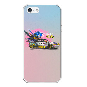 Чехол для iPhone 5/5S матовый с принтом Sonic racer в городе Новоалтайск, Силикон | Область печати: задняя сторона чехла, без боковых панелей | Тематика изображения на принте: sonic | доктор эггман | ёж | ёж шедоу | ехидна наклз | майлз прауэр | соник | тейлз | эми роуз