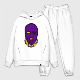 Мужской костюм хлопок OVERSIZE с принтом DaBaby Purple Mask в городе Новоалтайск,  |  | gangster | golden | mask | music | rappers
