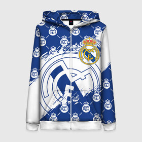 Женская толстовка 3D на молнии с принтом REAL MADRID / РЕАЛ МАДРИД в городе Новоалтайск, 100% полиэстер | длина до линии бедра, манжеты и пояс оформлены мягкой тканевой резинкой, двухслойный капюшон со шнурком для регулировки, спереди молния, по бокам два кармана | fifa | football | football club. | real madrid | sport | uefa | английская премьер лига | лига финал | матч | реал мадрид | спорт | уефа | финал | фифа | футбол | футбольный клуб
