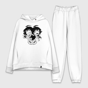 Женский костюм хлопок Oversize с принтом Irumi and Wicked Irumi в городе Новоалтайск,  |  | clara | clara valac | hell | iruma | iruma kun | opera | sullivan | suzuki iruma | ад | азазель | валак клара | демон | демоны | добро пожаловать в ад | добро пожаловать в ад ирума | ирума | клара | опера | салливан