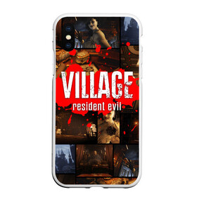 Чехол для iPhone XS Max матовый с принтом RESIDENT EVIL 8 VILLAGE в городе Новоалтайск, Силикон | Область печати: задняя сторона чехла, без боковых панелей | biohazard | game. | resident 8 | resident evil village | госпожа димитреску | игра | итан уинтерс | резидент 8 | резидент эвил вилладж | ужасы