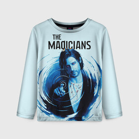 Детский лонгслив 3D с принтом The Magicians в городе Новоалтайск, 100% полиэстер | длинные рукава, круглый вырез горловины, полуприлегающий силуэт
 | coldwater | elliot | fillory | margo | quentin | quentin coldwater | the magicians | волшебники | квентин | марго | филлари | филлори | филори | эллиот