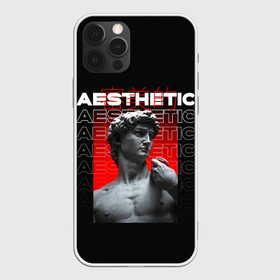 Чехол для iPhone 12 Pro Max с принтом ЭСТЕТИЧЕСКИЙ / AESTHETIC в городе Новоалтайск, Силикон |  | Тематика изображения на принте: aesthetic | devid statue | градиент | давид | китайские иероглифы | статуя | эстетика. | эстетический