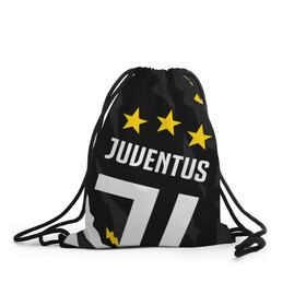 Рюкзак-мешок 3D с принтом JUVENTUS / ЮВЕНТУС / ПОРЕЗЫ в городе Новоалтайск, 100% полиэстер | плотность ткани — 200 г/м2, размер — 35 х 45 см; лямки — толстые шнурки, застежка на шнуровке, без карманов и подкладки | Тематика изображения на принте: fifa | football | football club. | juventus football club | sport | uefa | английская премьер лига | лига финал | матч | спорт | уефа | финал | фифа | футбол | футбольный клуб | ювентус