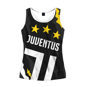 Женская майка 3D с принтом JUVENTUS / ЮВЕНТУС / ПОРЕЗЫ в городе Новоалтайск, 100% полиэстер | круглая горловина, прямой силуэт, длина до линии бедра | fifa | football | football club. | juventus football club | sport | uefa | английская премьер лига | лига финал | матч | спорт | уефа | финал | фифа | футбол | футбольный клуб | ювентус