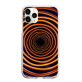 Чехол для iPhone 11 Pro матовый с принтом Круги неоновые в городе Новоалтайск, Силикон |  | геометрия | дыра | круги | круги неоновые | неон | неоновый круги | неончик | полосы | черная дыра