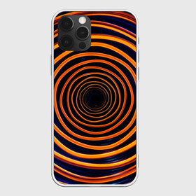Чехол для iPhone 12 Pro Max с принтом Круги неоновые в городе Новоалтайск, Силикон |  | геометрия | дыра | круги | круги неоновые | неон | неоновый круги | неончик | полосы | черная дыра