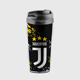 Термокружка-непроливайка с принтом JUVENTUS / ЮВЕНТУС / КРАСКА в городе Новоалтайск, внутренняя часть — пищевой пластик, наружная часть — прозрачный пластик, между ними — полиграфическая вставка с рисунком | объем — 350 мл, герметичная крышка | Тематика изображения на принте: fifa | football | football club. | juventus football club | sport | uefa | английская премьер лига | лига финал | матч | спорт | уефа | финал | фифа | футбол | футбольный клуб | ювентус