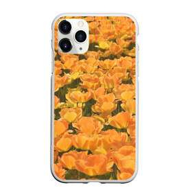 Чехол для iPhone 11 Pro матовый с принтом оранжевые розы в городе Новоалтайск, Силикон |  | оранжевые розы | цветы