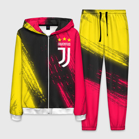 Мужской костюм 3D с принтом JUVENTUS / ЮВЕНТУС / НЕОН в городе Новоалтайск, 100% полиэстер | Манжеты и пояс оформлены тканевой резинкой, двухслойный капюшон со шнурком для регулировки, карманы спереди | Тематика изображения на принте: fifa | football | football club. | juventus football club | sport | uefa | английская премьер лига | лига финал | матч | спорт | уефа | финал | фифа | футбол | футбольный клуб | ювентус