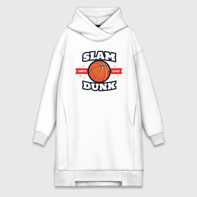 Платье-худи хлопок с принтом Slam Dunk в городе Новоалтайск,  |  | art | ball | basketball | slam dunk | sport | stars | арт | баскетбол | звезды | мяч | слэм данк | спорт
