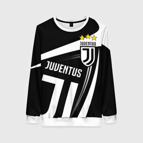 Женский свитшот 3D с принтом JUVENTUS / ЮВЕНТУС / ПОЛОСЫ в городе Новоалтайск, 100% полиэстер с мягким внутренним слоем | круглый вырез горловины, мягкая резинка на манжетах и поясе, свободная посадка по фигуре | fifa | football | football club. | juventus football club | sport | uefa | английская премьер лига | лига финал | матч | спорт | уефа | финал | фифа | футбол | футбольный клуб | ювентус