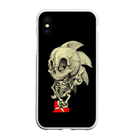 Чехол для iPhone XS Max матовый с принтом Sonic dead inside в городе Новоалтайск, Силикон | Область печати: задняя сторона чехла, без боковых панелей | sonic | доктор эггман | ёж | ёж шедоу | ехидна наклз | майлз прауэр | соник | тейлз | эми роуз