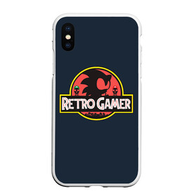 Чехол для iPhone XS Max матовый с принтом Retro Gamer в городе Новоалтайск, Силикон | Область печати: задняя сторона чехла, без боковых панелей | mario | sonic | доктор эггман | ёж | ёж шедоу | ехидна наклз | майлз прауэр | марио | соник | тейлз | эми роуз