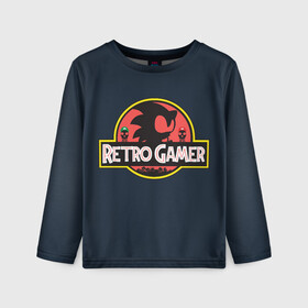 Детский лонгслив 3D с принтом Retro Gamer в городе Новоалтайск, 100% полиэстер | длинные рукава, круглый вырез горловины, полуприлегающий силуэт
 | mario | sonic | доктор эггман | ёж | ёж шедоу | ехидна наклз | майлз прауэр | марио | соник | тейлз | эми роуз