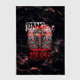 Постер с принтом Stalker 2 Danger в городе Новоалтайск, 100% бумага
 | бумага, плотность 150 мг. Матовая, но за счет высокого коэффициента гладкости имеет небольшой блеск и дает на свету блики, но в отличии от глянцевой бумаги не покрыта лаком | danger | stalker | stallker | метро | постапокалипсис | радиация | сталкер | чернобыль