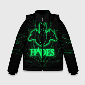 Зимняя куртка для мальчиков 3D с принтом Hades в городе Новоалтайск, ткань верха — 100% полиэстер; подклад — 100% полиэстер, утеплитель — 100% полиэстер | длина ниже бедра, удлиненная спинка, воротник стойка и отстегивающийся капюшон. Есть боковые карманы с листочкой на кнопках, утяжки по низу изделия и внутренний карман на молнии. 

Предусмотрены светоотражающий принт на спинке, радужный светоотражающий элемент на пуллере молнии и на резинке для утяжки | hades | roguelike | бесконечные круги ада | волки | зелёные | компьютерная игра | светящиеся | эмблема
