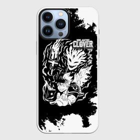 Чехол для iPhone 13 Pro Max с принтом Чёрный клевер Аста и демон Либе в городе Новоалтайск,  |  | Тематика изображения на принте: asta | black bulls | black clover | quartet knights | yuno | акума | аниме | аста | блэк кловер | буракку куро:ба | демон | королевство клевера | король магов | лихт | магна | манга | пятилистник | черный бык | чёрный клев