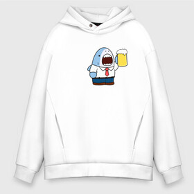 Мужское худи Oversize хлопок с принтом SHARK & BEER (парная) в городе Новоалтайск, френч-терри — 70% хлопок, 30% полиэстер. Мягкий теплый начес внутри —100% хлопок | боковые карманы, эластичные манжеты и нижняя кромка, капюшон на магнитной кнопке | beer | best friends | friends | instagram | mem | shark | vk | vk мем | акула | акулы | вк | вк мем | друзья | инстаграм | лучшие друзья | мем | прикол | тюлень