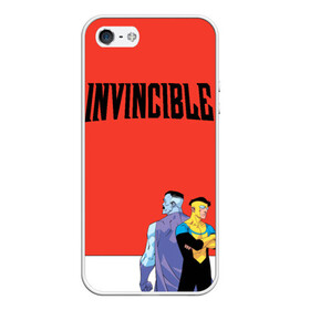 Чехол для iPhone 5/5S матовый с принтом Invincible в городе Новоалтайск, Силикон | Область печати: задняя сторона чехла, без боковых панелей | allen | invincible | omni man | omniman | superhero | алиен | аллен | инвинсибл | неуязвимый | омнимэн | супергерои