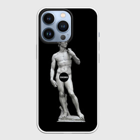 Чехол для iPhone 13 Pro с принтом David (Censored) в городе Новоалтайск,  |  | Тематика изображения на принте: adam | censored | david | god | italia | michelangelo | адам | античность | архитектор | бог | буонарроти | век | давид | древность | италия | итальянский | картина | микеланджело | мыслитель | поэт | скульптор | скульптура