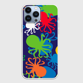 Чехол для iPhone 13 Pro Max с принтом Осьминоги в городе Новоалтайск,  |  | cute | octopus | милый | морское | осьминог | осьминожка | паттерн | тентакли | щупальца