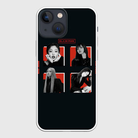 Чехол для iPhone 13 mini с принтом BLACKPINK | Red and black в городе Новоалтайск,  |  | black pink | blackpink | pop | блэк пинк | ким дженни | ким джи су | корейцы | лалиса манобан | музыка | поп | попса | розэ