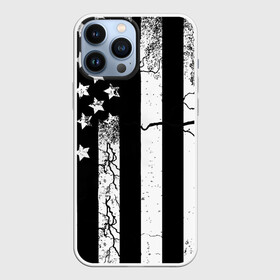 Чехол для iPhone 13 Pro Max с принтом ЗВЕЗДНО ПОЛОСАТЫЙ в городе Новоалтайск,  |  | america | black | dark | flag | graffiti | star | usa | white | америка | белый | граффити | звезды | полосы | ретро | стена | сша | флаг | черный