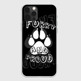 Чехол для iPhone 12 Pro Max с принтом Furry proud в городе Новоалтайск, Силикон |  | furry | антропоморфные животные | лапа | логотип | отпечаток | пушистый гордый | фурри | эмблема