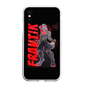 Чехол для iPhone XS Max матовый с принтом Frantik в городе Новоалтайск, Силикон | Область печати: задняя сторона чехла, без боковых панелей | Тематика изображения на принте: frantik | furry | антропоморфное животное | волк | животные | зверь | фурри | человек