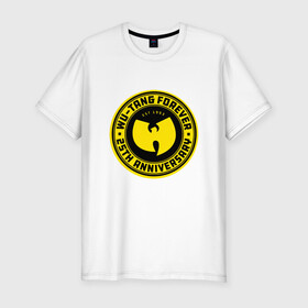 Мужская футболка хлопок Slim с принтом Wu-Tang Forever в городе Новоалтайск, 92% хлопок, 8% лайкра | приталенный силуэт, круглый вырез ворота, длина до линии бедра, короткий рукав | Тематика изображения на принте: black | gza | hip hop | method man | music | new york | odb | old school | rap | rza | wu tang | wu tang clan | аудио | винил | ву тэнг | граффити | диджей | кассета | микрофон | музыка | нью йорк | пластинка | рэп | рэпер | хип хоп