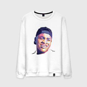 Мужской свитшот хлопок с принтом DaBaby Face в городе Новоалтайск, 100% хлопок |  | dababy | hiphop | music | rap | rapper | rockstar | usa | vinyl | граффити | диджей | мем | микрофон | музыка | рэп | рэпер | сша | хипхоп