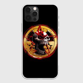 Чехол для iPhone 12 Pro Max с принтом Five Finger Death Punch | FFDP в городе Новоалтайск, Силикон |  | 5fdp | america | death | ffdp | finger | five | hard | metal | music | punch | rock | skull | states | united | usa | америка | метал | музыка | рок | сша | хард | череп
